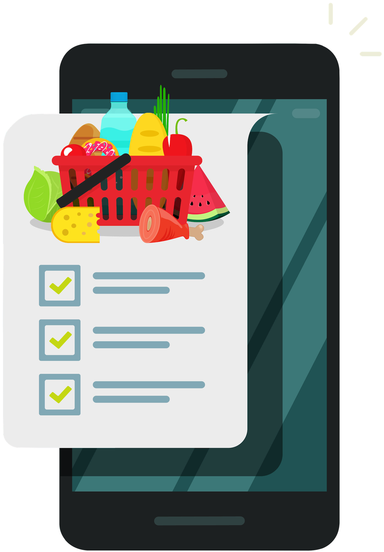 Desktop and Mobile illustration